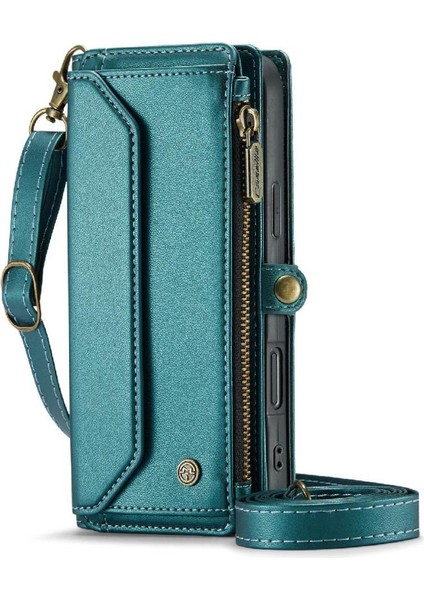 IPhone 16 Için Crossbody Durumda Artı Kart Tutucu Kılıf Cüzdan Cüzdan Kılıf Için (Yurt Dışından)