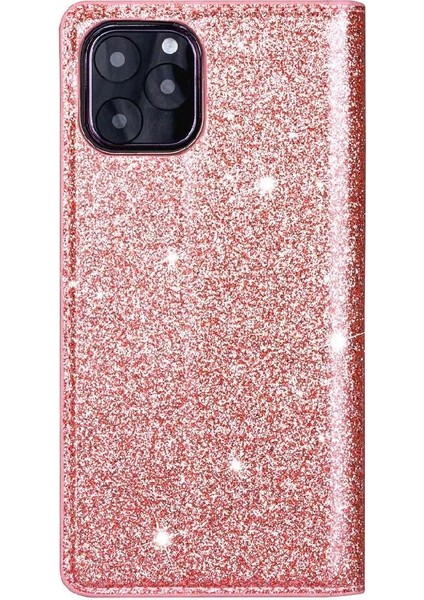 IPhone 12 Için Glitter Flip Case Pro Manyetik Kapatma Flip Case Cüzdan Pu (Yurt Dışından) modelleri