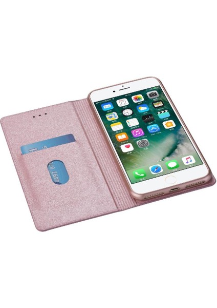 IPhone 7 Için Glitter Flip Case Artı/iphone 8 Artı Manyetik Kapatma Pu (Yurt Dışından)