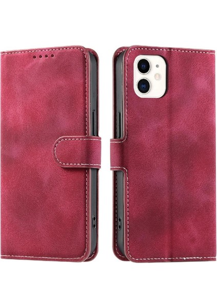 IPhone 11 Için Flip Case Cüzdan Kart Yuvaları Manyetik Bilek Kayışı Pu Deri (Yurt Dışından) indirimleri