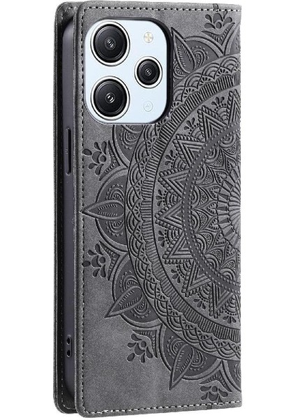 Xiaomi Poco M6 4g Için Flip Case Darbeye Kapak Kapak Yan Toka Pu (Yurt Dışından)
