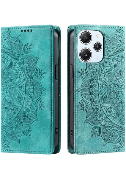 Xiaomi Poco M6 4g Için Flip Case Darbeye Kapak Kapak Yan Toka Pu (Yurt Dışından)