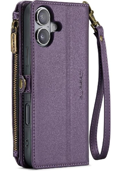 IPhone 16 Için Crossbody Durumda Fermuar Faturaları Yuvası Rfıd Engelleme Cüzdan Kılıf (Yurt Dışından) fiyatları