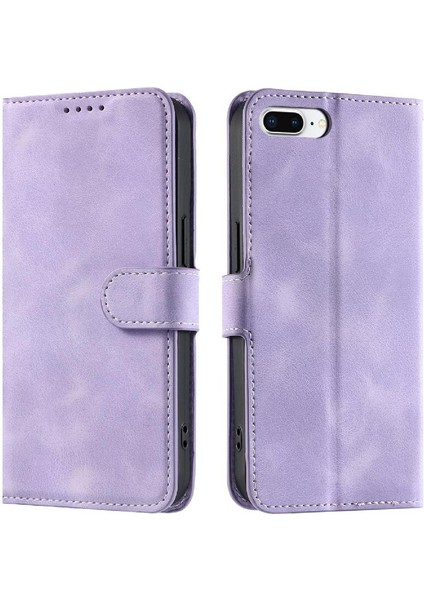 IPhone 6 Için Flip Case Artı/6s Artı Kickstand Bilek Kayışı Manyetik Pu Kart (Yurt Dışından)