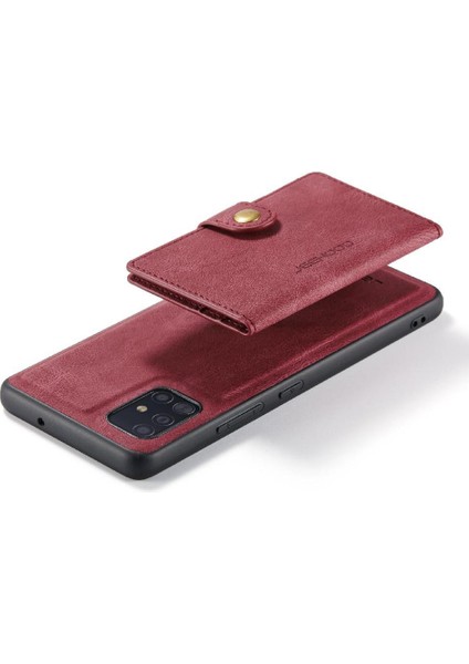 Samsung Galaxy A71 5g Cardholder Için Kılıf Standı Ayrılabilir Manyetik Tasarım (Yurt Dışından)