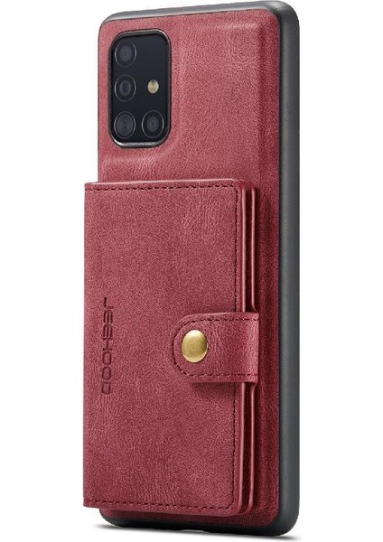Samsung Galaxy A71 5g Cardholder Için Kılıf Standı Ayrılabilir Manyetik Tasarım (Yurt Dışından)