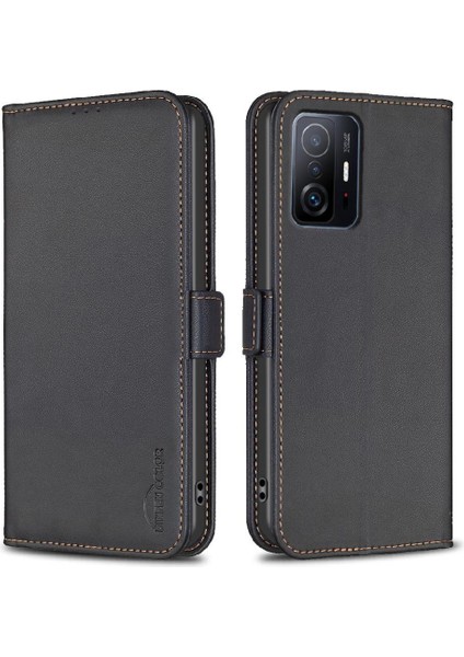 Xiaomi 11T/11T Pro Için Flip Case Kart Yuvaları Tutucu Pu Deri Cüzdan Tpu (Yurt Dışından)