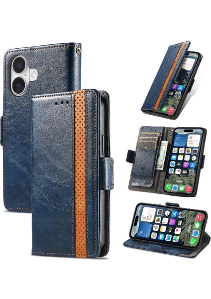 IPhone 16 Artı Cüzdan Iş Ekleme Çoklu Kart Yuvası (Yurt Dışından)