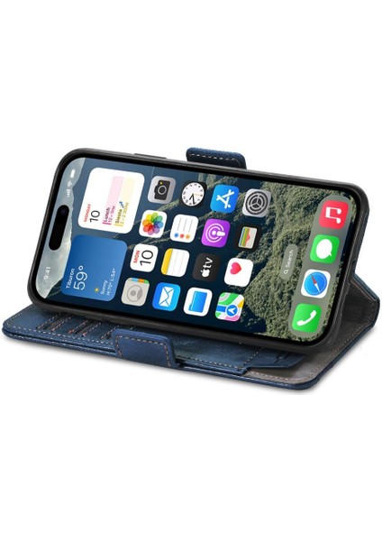 IPhone 16 Artı Cüzdan Iş Ekleme Çoklu Kart Yuvası (Yurt Dışından)