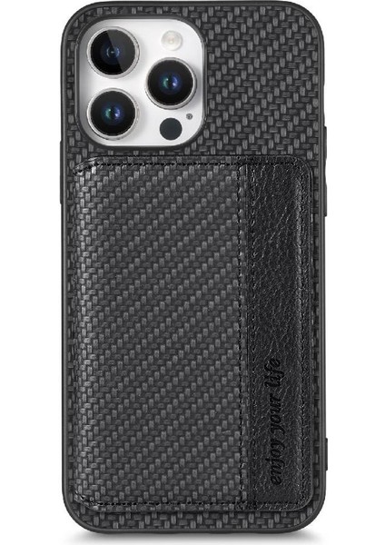 IPhone 16 Için Kılıf Pro Max Komple Kamera Güvenlik Standı Fonksiyonu Rfıd Kart (Yurt Dışından)