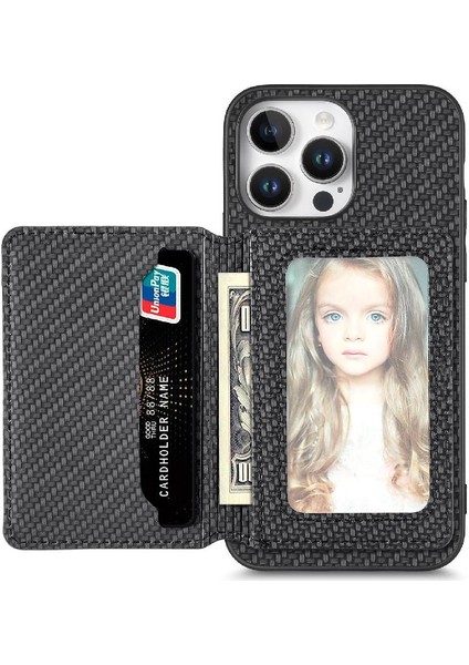 IPhone 16 Için Kılıf Pro Max Komple Kamera Güvenlik Standı Fonksiyonu Rfıd Kart (Yurt Dışından)