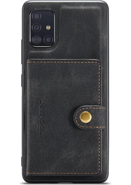 Samsung Galaxy A71 5g Cardholder Için Kılıf Standı Ayrılabilir Manyetik Tasarım (Yurt Dışından)