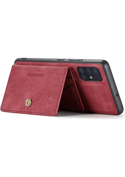 Samsung Galaxy A51 5g Için Kılıf Ayrılabilir Manyetik Tasarım Standı Kart Sahibi (Yurt Dışından)