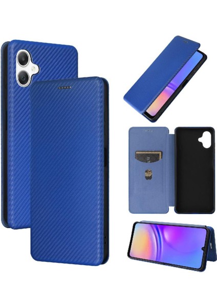 Mays Boutique Samsung Galaxy A06 Deri Folio Flip Case Tam Koruma Için Flip Case (Yurt Dışından)