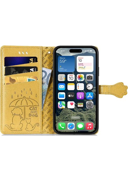 IPhone 16 Için Kılıf Artı Kapak Kapak Kılıf Karikatür Hayvanlar Kısa (Yurt Dışından)