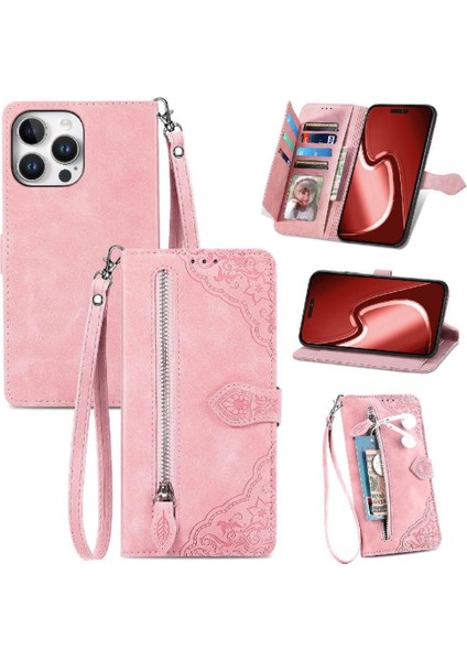 IPhone 16 Için Flip Case Pro Max Iş Cüzdan Çoklu Kart Yuvası Flip Tarzı (Yurt Dışından)