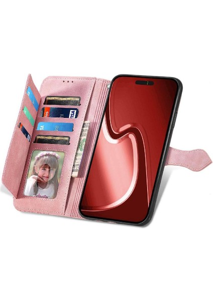 IPhone 16 Için Flip Case Pro Max Iş Cüzdan Çoklu Kart Yuvası Flip Tarzı (Yurt Dışından)