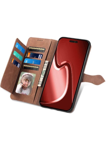 IPhone 16 Için Flip Case Pro Max Iş Cüzdan Çoklu Kart Yuvası Flip Tarzı (Yurt Dışından)