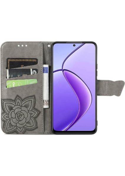 Realme 13 Kelebek Kanat Cüzdan Iş Için Kılıf Çok Renkli (Yurt Dışından)