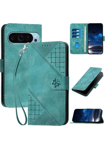 Ayrılabilir El Kayışı Yüksek Kalite ile Google Pixel 9 Pro Için Flip Case (Yurt Dışından)