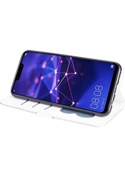 Mays Boutique Huawei Mate 20 Lite Bilek Kayışı Manyetik Kapatma Için Fermuarlı Cebi Durumda (Yurt Dışından)