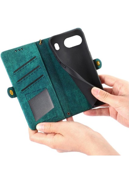 Oneplus Nord 4 Için Flip Case Deri Kılıf Kapak Kapak Basit Iş (Yurt Dışından) modelleri