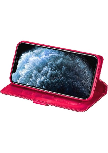 IPhone 11 Için Fermuar Cep Durumda Pro Max Pu Deri Bilek Kayışı Manyetik (Yurt Dışından)