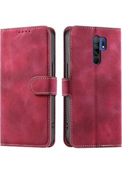 Xiaomi Redmi 9 Başbakan Kickstand Manyetik Pu Deri Bilek Için Flip Case (Yurt Dışından) indirimleri