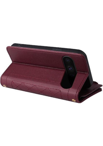 Google Piksel 8 Pro Kayış Kart Yuvaları Için Flip Case Darbeye Cüzdan (Yurt Dışından)