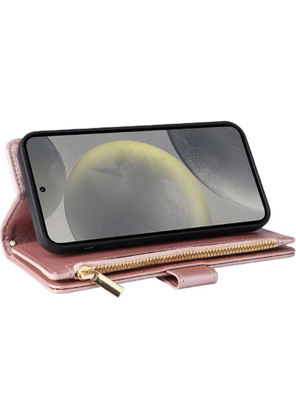 Samsung Galaxy S24 Artı Cüzdan Kayış Darbeye Kart Yuvaları Için Flip Case (Yurt Dışından) modelleri