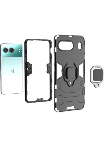 Oneplus Nord 4 Askeri Sınıf Koruma Için Halka Araba Montaj Kickstand Durumda (Yurt Dışından) fırsatları