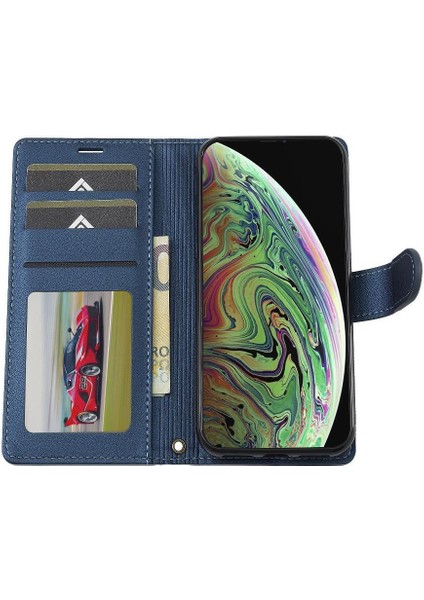 IPhone Xr Bölünmüş Deri Cüzdan Telefon Kapak Için Flip Case Ayrılabilir 2 In 1 (Yurt Dışından)