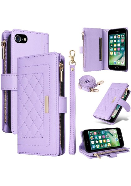 IPhone 6 Için Flip Case Darbeye Cüzdan Kart Yuvaları Kayış (Yurt Dışından)