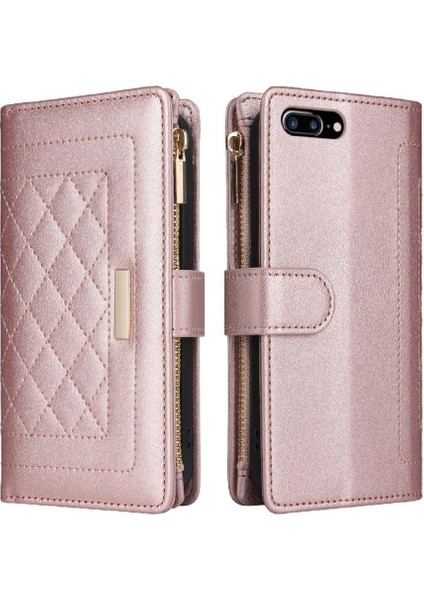IPhone 7 Için Flip Case Artı/8 Artı Kayış Cüzdan Darbeye Kart Yuvaları (Yurt Dışından) fırsatları