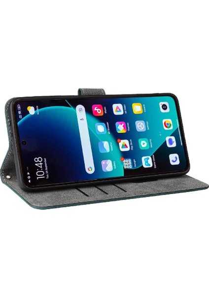 Xiaomi 14T Kart Yuvaları Için Kılıf Kapak Rfıd Engelleme Pu Deri Manyetik (Yurt Dışından) modelleri