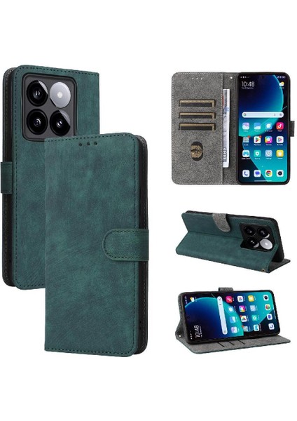 Xiaomi 14T Kart Yuvaları Için Kılıf Kapak Rfıd Engelleme Pu Deri Manyetik (Yurt Dışından) fırsatları
