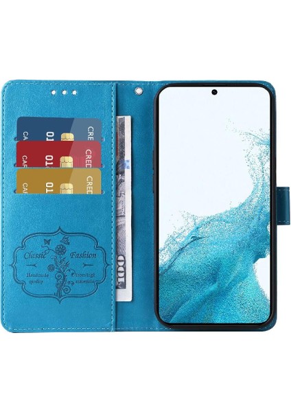 Samsung Galaxy S21 Flip Deri Çiçek Kart Yuvaları Için Flip Case (Yurt Dışından) indirimleri