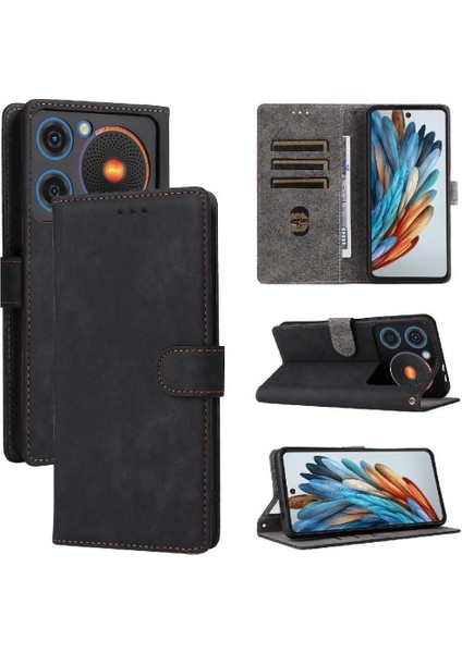 Nubia Müzik Z2353 Pu Deri Kart Yuvaları Kapak Manyetik Kapak (Yurt Dışından) fırsatları