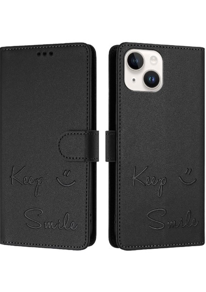 IPhone 14 Için Kılıf Artı Kart Tutucu Cüzdan Rfıd Engelleme Pu Deri Flıp (Yurt Dışından)
