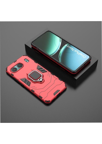 Oneplus Nord 4 Askeri Sınıf Koruma Için Halka Araba Montaj Kickstand Durumda (Yurt Dışından) indirimleri