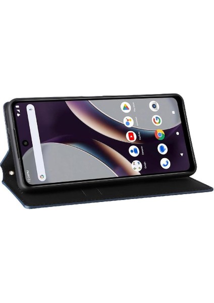 Blu G54 Manyetik Kapatma Pu Deri Kart Yuvaları Tutucu 3D Için Flip Case (Yurt Dışından)