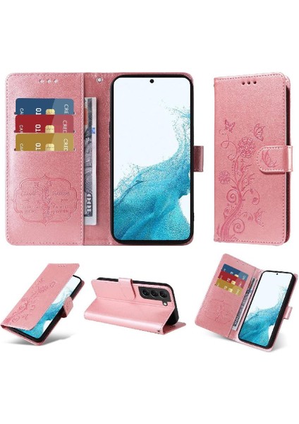 Samsung Galaxy S21 Flip Deri Çiçek Kart Yuvaları Için Flip Case (Yurt Dışından) fırsatları