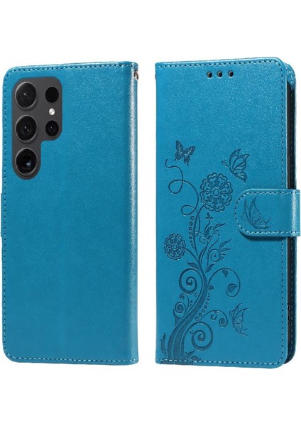 Samsung Galaxy S24 Için Flip Case Ultra Flip Deri Cardyuvaları Çiçek (Yurt Dışından) modelleri