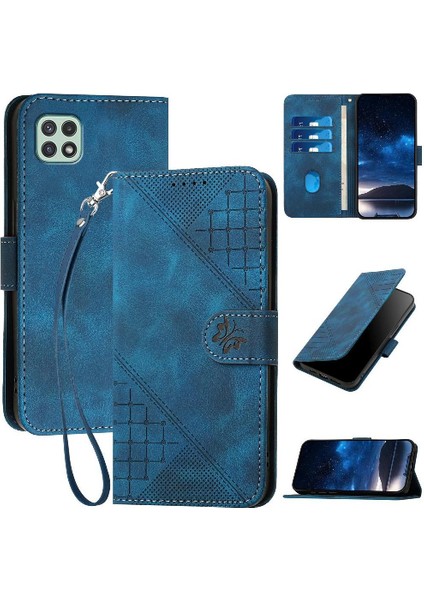 Samsung Galaxy A22 5g Yüksek Kalite Deri Telefon Kılıfı Için Flip Case ve (Yurt Dışından)