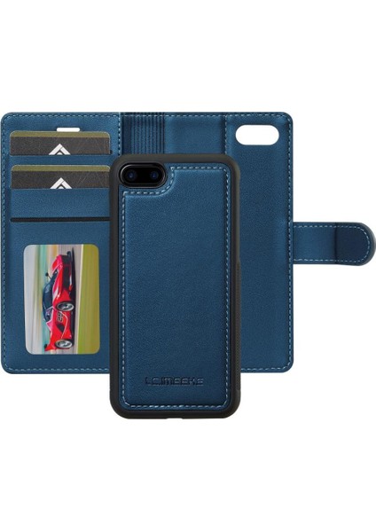 IPhone 7/8 Için Flip Case Cüzdan Kılıf Bölünmüş Deri Cüzdan Telefon Kapak Pu 2 (Yurt Dışından)