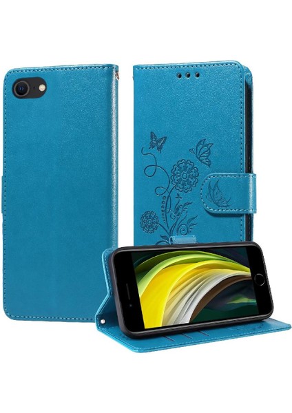 IPhone 6 Için Flip Case Kart Yuvaları Deri Flip Çiçek (Yurt Dışından) modelleri