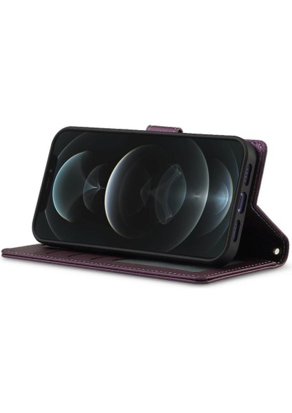 IPhone 11 Için Flip Case Pro Bölünmüş Deri Cüzdan Telefon Kapak Pu Deri 2 (Yurt Dışından)