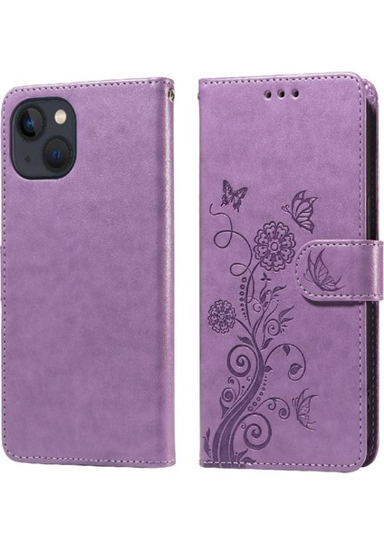 IPhone 13 Mini Çiçek Kart Yuvaları Deri Flip Case Için Flip Case (Yurt Dışından) fırsatları