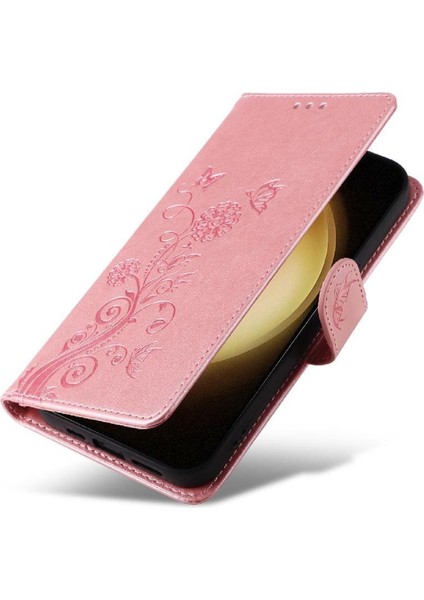 Samsung Galaxy S23 Deri Flip Kart Yuvaları Çiçek Için Flip Case (Yurt Dışından) fırsatları