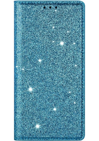 IPhone 12 Için Glitter Flip Case Pro Manyetik Kapatma Flip Case Cüzdan Pu (Yurt Dışından)